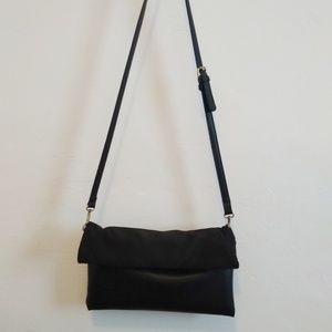 Black Anthropologie Clutch and Crossbody